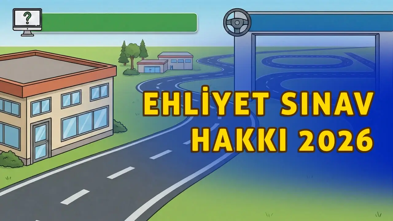 Direksiyon Sınav Hakkı Kaçtır? 4 Hak Biterse Dosya Yanar mı? (2026 Güncel)
