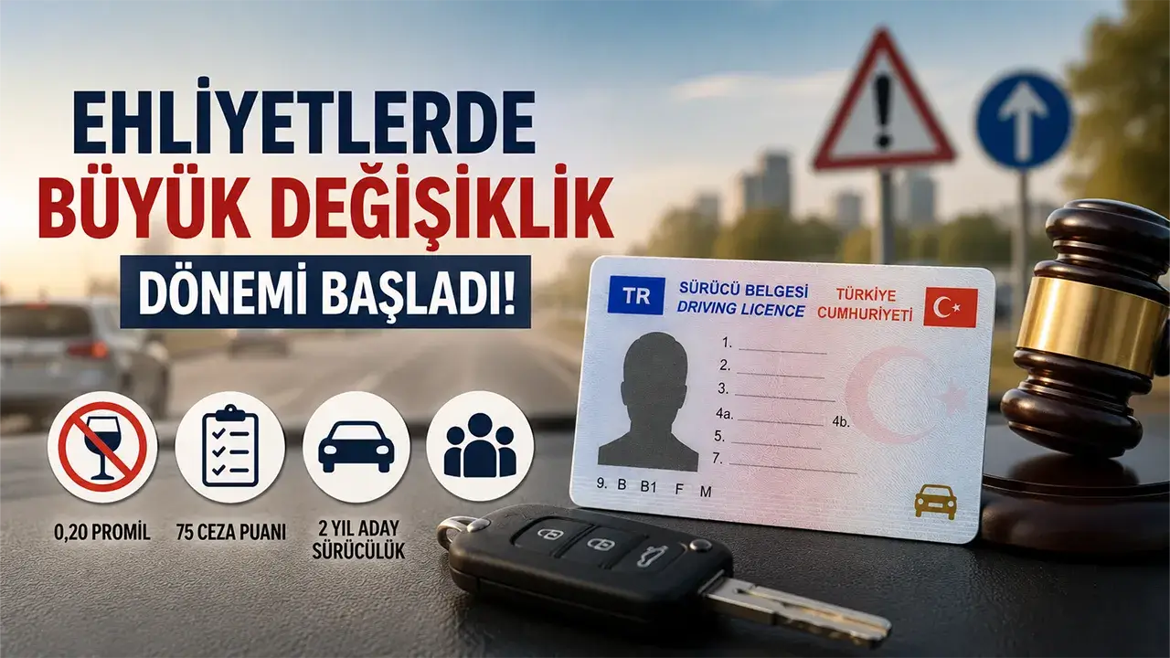 Ehliyetlerde Kural Değişikliği: Aday Sürücülük Sistemi Değişti! (2026)