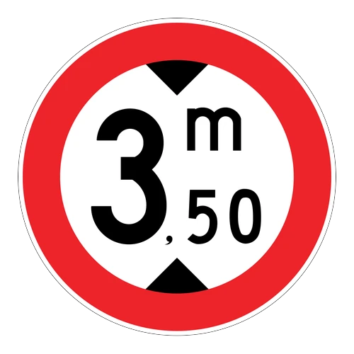 Yüksekliği Belirtilen Metreden Fazla Olan Taşıt Giremez anlamı