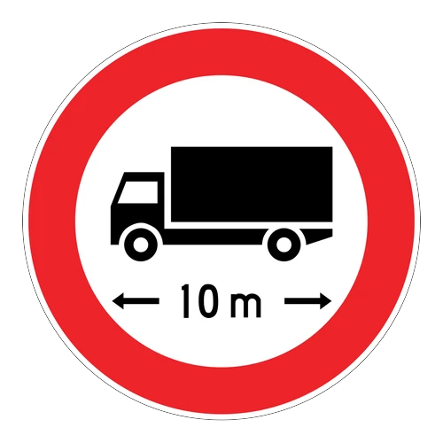 Uzunluğu Belirtilen Metreden Fazla Olan Taşıt Giremez anlamı