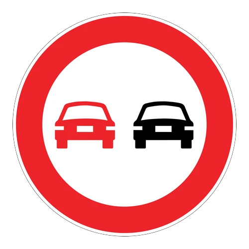 Öndeki Taşıtı Geçmek Yasaktır anlamı