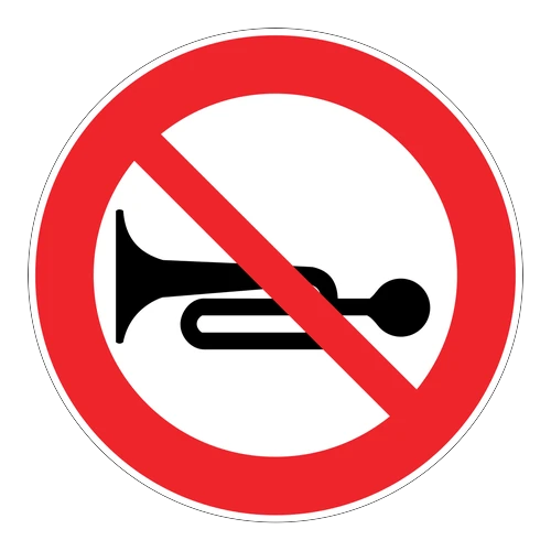 Sesli İkaz Cihazlarının Kullanımı Yasaktır anlamı