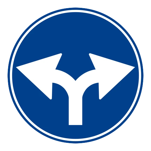 Sağa ve Sola Mecburi Yön anlamı