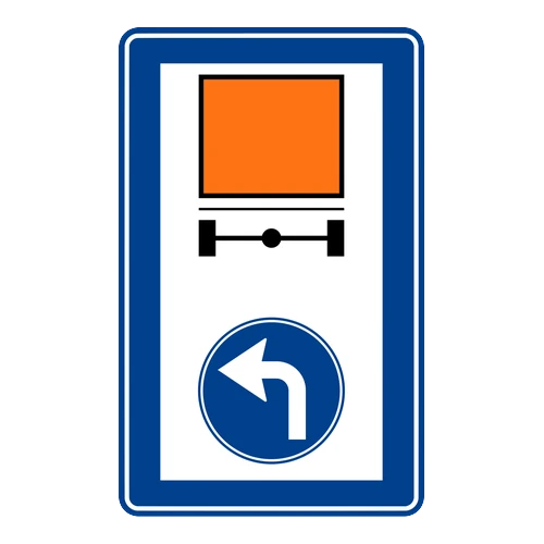 Tehlikeli madde taşıyan taşıtların izleyecekleri mecburi yön anlamı