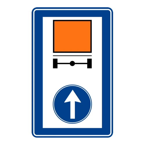 Tehlikeli madde taşıyan taşıtların izleyecekleri mecburi yön 2 anlamı