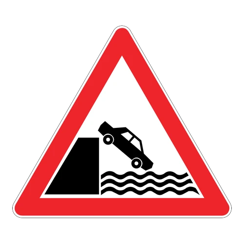 Deniz veya nehir kıyısında biten yol anlamı