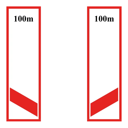 Demiryolu hemzemin geçit yaklaşımı 3 (Sağ, Sol) anlamı