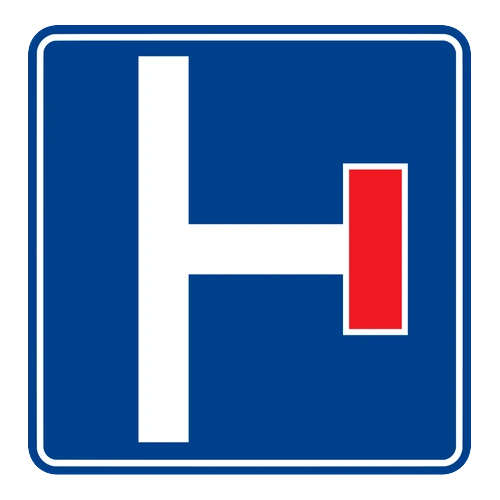 Girişi olmayan yol kavşağı 2 anlamı