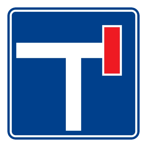 Girişi olmayan yol kavşağı 4 anlamı