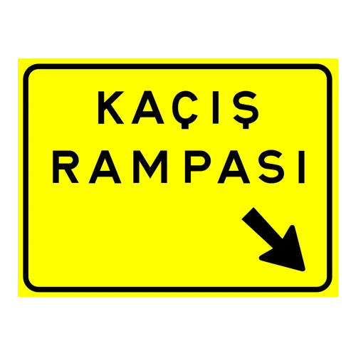 Kaçış Rampası (Sağ) anlamı