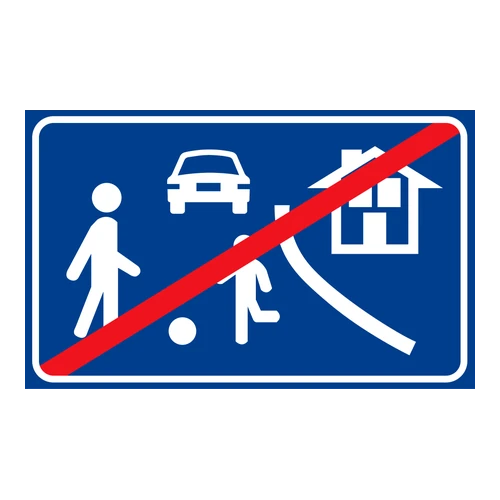 Yaya Öncelikli Yolun Sonu anlamı